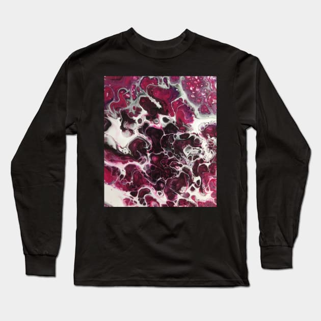 Magenta Chaos Long Sleeve T-Shirt by FLEABONE & BUBBIE